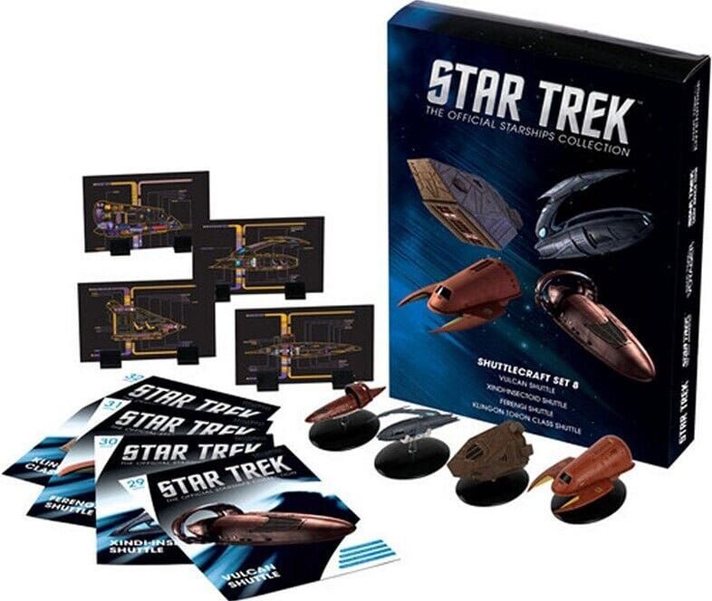 Star Trek Starship Diecast Mini Replicas Shuttle Set 8 Eaglemoss Publications Ltd.