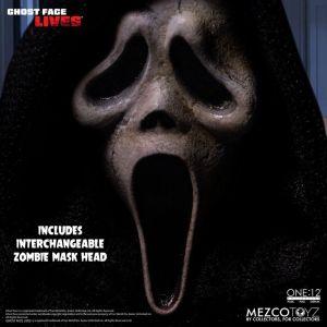 Scream Action Figure 1/12 Ghost Face 16 cm Mezco Toys