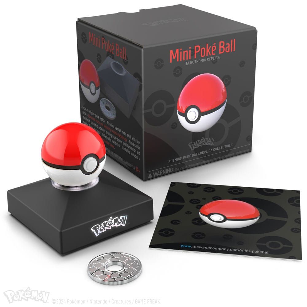 Pokémon Diecast Replica Mini Poké Ball Wand Company