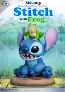 Disney 100th Master Craft Statue Stitch with Frog 34 cm - Damaged packaging Beast Kingdom Toys