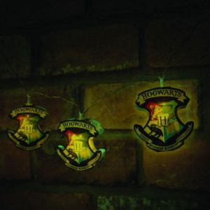 Harry Potter String Lights Hogwarts Crests - Damaged packaging Groovy