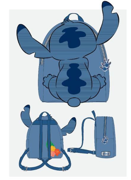 Lilo & Stitch Backpack Mini Stitch Back Difuzed