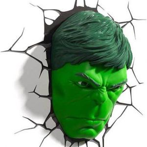 Marvel 3D LED Light Hulk Face 3D - Damaged packaging 3Dlight
