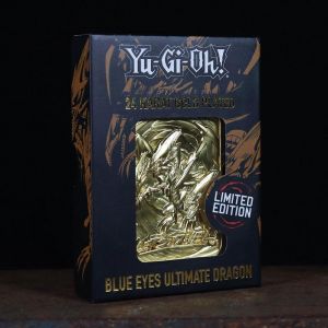 Yu-Gi-Oh! Replica Card Blue Eyes Ultimate Dragon (gold plated) FaNaTtik