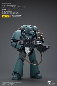 Warhammer The Horus Heresy Action Figure 1/18 Sons of Horus MKVI Tactical Squad Legionary with Bolter & Chainblade 12 cm Joy Toy (CN)