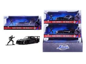 Black Panther Diecast Model 1/32 Mazda RX-7 Jada Toys