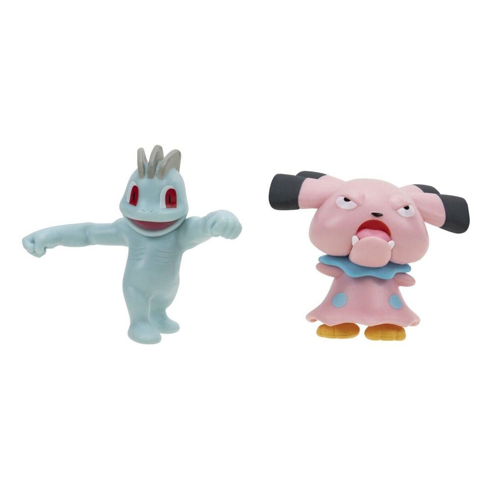 Pokémon Battle Figure Set Figure 2-Pack Machop, Snubbull Jazwares