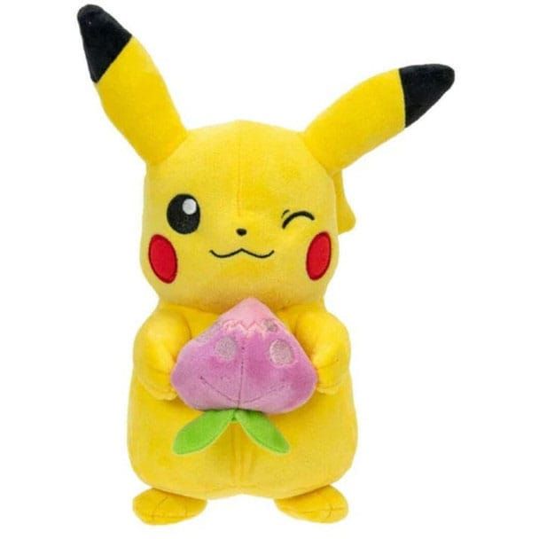Pokémon Plush Figure Pikachu with Pecha Berry Accy 20 cm Jazwares