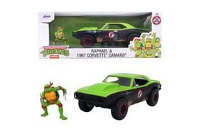 Teenage Mutant Ninja Turtles Diecast Model 1/24 Chevy Camaro Raphael Jada Toys