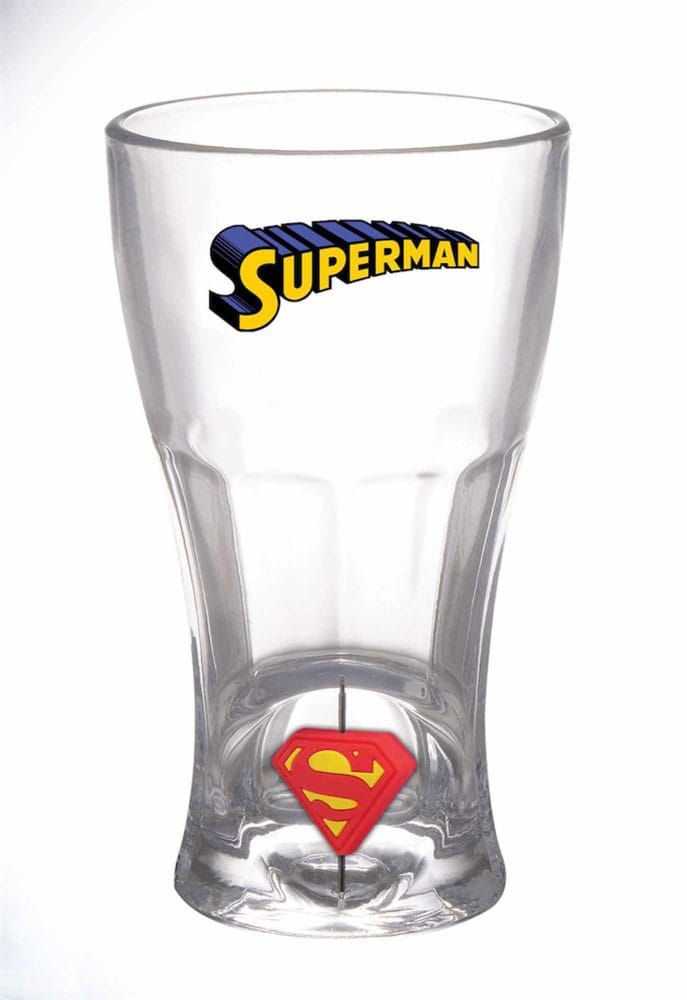 DC Comics Glass Superman Rotating 3D Logo SD Toys