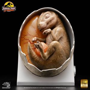 Jurassic Park ECC Elite Creature Line Statue Hadrosaur Egg Hatching 13 cm Elite Creature Collectibles
