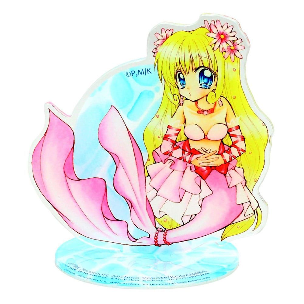 Mermaid Melody: Pichi Pichi Pitch Acrylic Figure Luchia Nanami with Flowers 21 cm Uchiwa