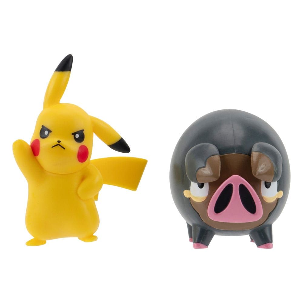 Pokémon Battle Figure Set Figures 2-Pack Pikachu #5, Lechonk 5 cm Jazwares