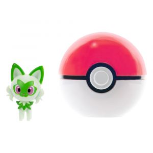 Pokémon Clip'n'Go Poké Balls Sprigatito with Poké Ball Jazwares