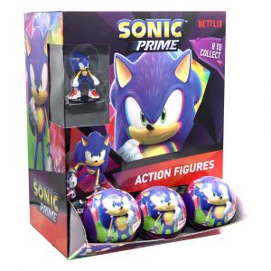Sonic Prime Action Figures in Capsules 7 cm Gravitiy Display (24) BOTI