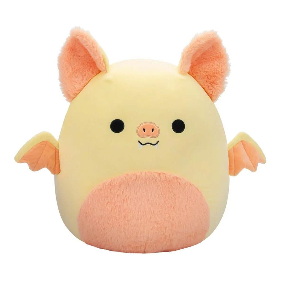 Squishmallows Plush Figure Cream and Pink Bat with Fuzzy Belly Meghan 40 cm Jazwares