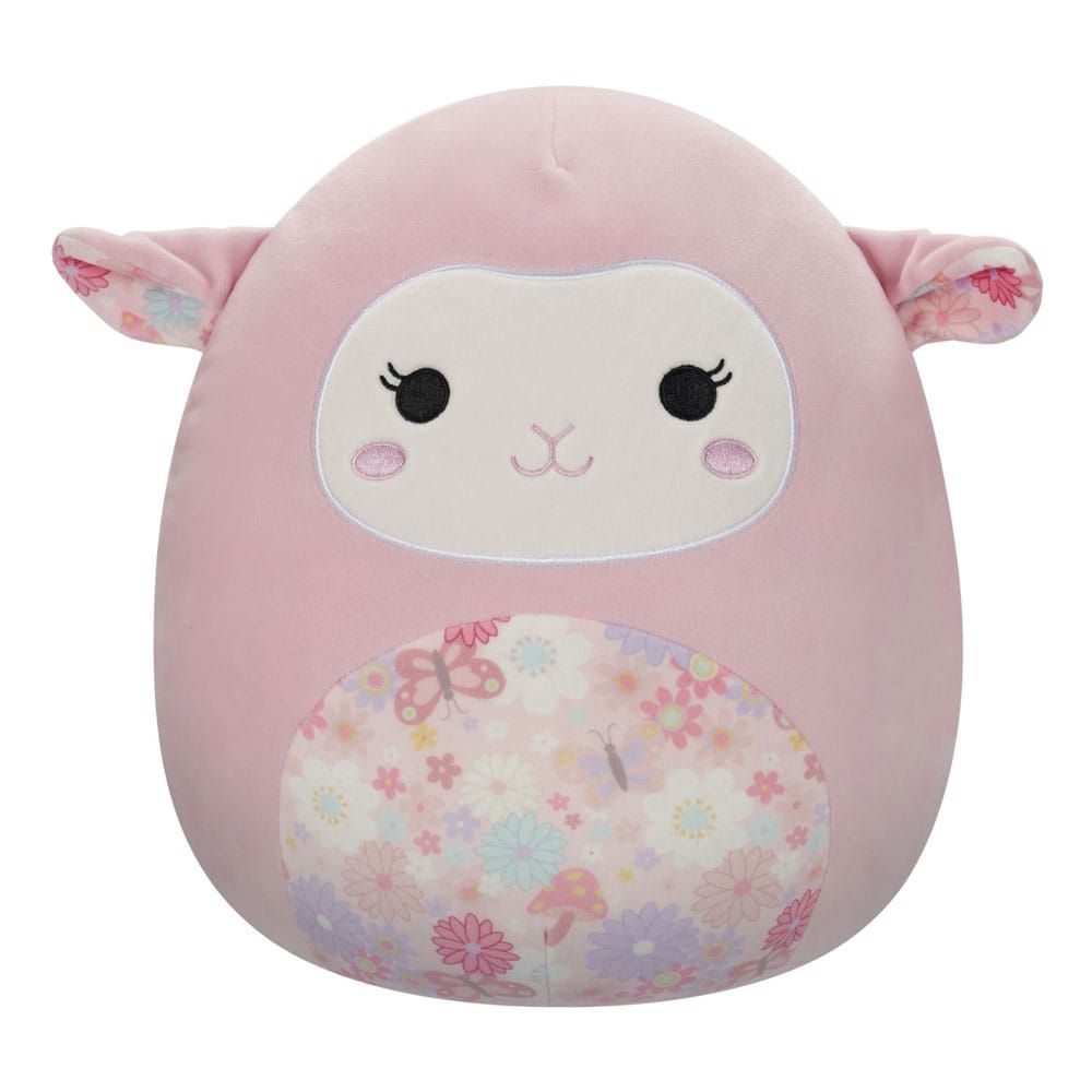 Squishmallows Plush Figure Pink Lamb with Floral Ears and Belly Lala 30 cm Jazwares