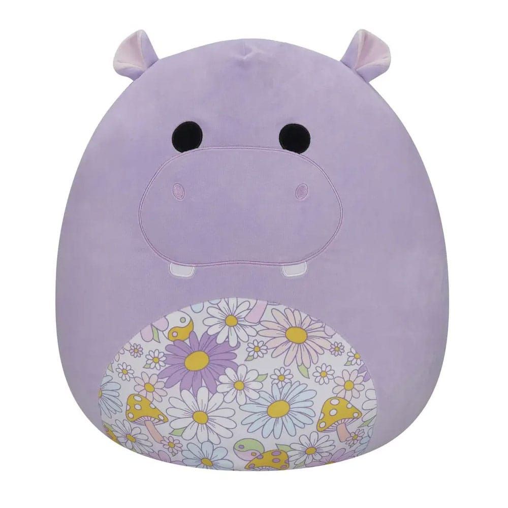 Squishmallows Plush Figure Purple Hippo with Floral Belly Hanna 50 cm Jazwares