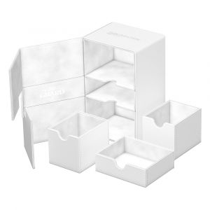 Ultimate Guard Twin Flip`n`Tray 160+ XenoSkin Monocolor White - Severely damaged packaging