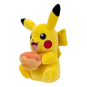 Pokémon Plush Figure Pikachu with Pecha Poké Puff (Orange) Accy 20 cm Jazwares