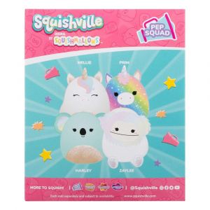 Squishville Mini Squishmallows Plush Figure 4-Pack Cheer Squad 5 cm Jazwares