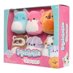 Squishville Mini Squishmallows Plush Figure 6-Pack Perfect Pals Squad 5 cm Jazwares