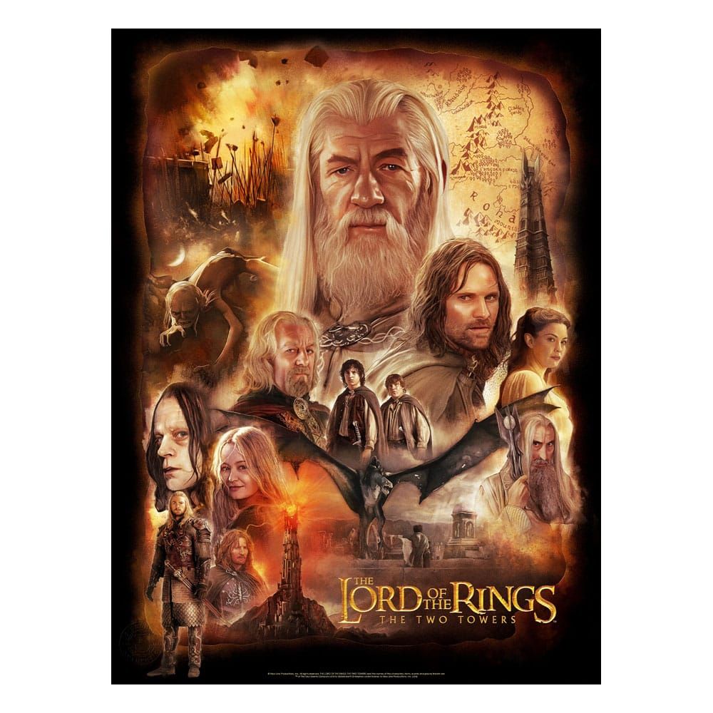 Lord of the Rings Art Print The Two Towers 46 x 61 cm - unframed Sideshow Collectibles