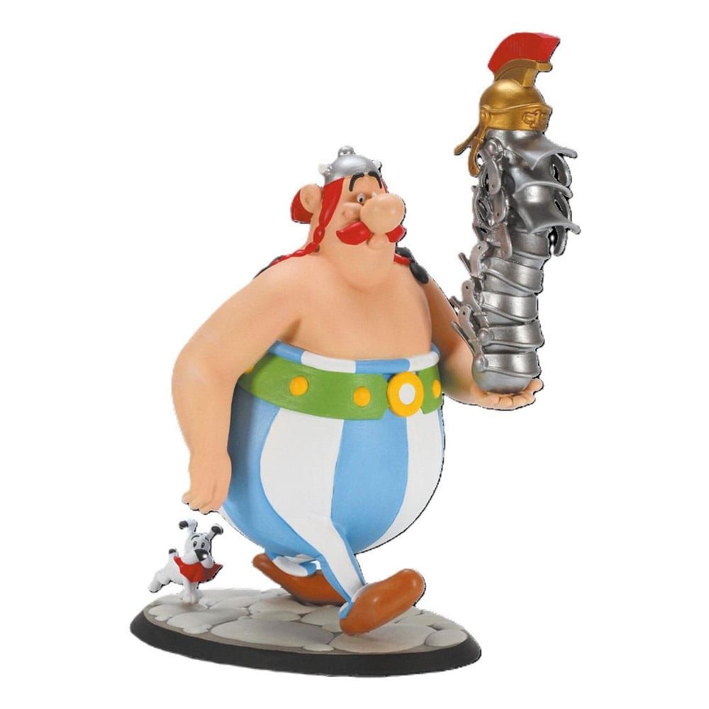 Asterix Statue Obelix Stack of Helmets and Dogmatix 21 cm Plastoy