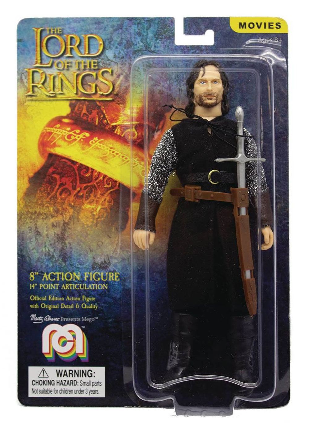 Lord of the Rings Action Figure Aragorn 20 cm MEGO