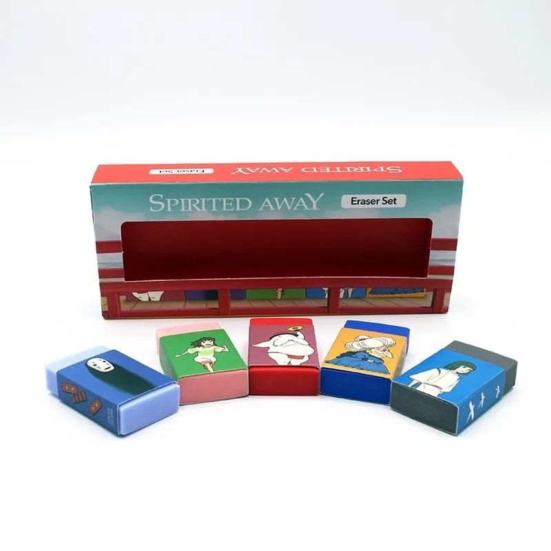 Spirited Away Eraser Set (5) Chronicle Books