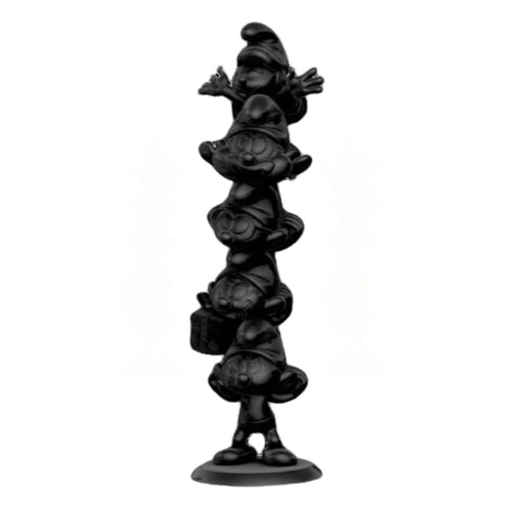 The Smurfs Resin Statue Smurfs Column Black Edition 50 cm Collectoys