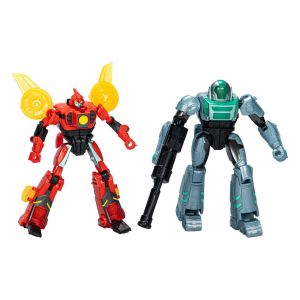 Transformers EarthSpark Cyber Combiner Action Figure 2-Pack Terran Twitch & Robby Malto 13 cm