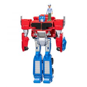 Transformers EarthSpark Spin Changer Action Figure Optimus Prime & Robby Malto 20 cm Hasbro