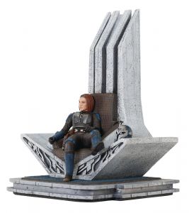 Star Wars: The Mandalorian Premier Collection 1/7 Bo-Katan Kryze on Throne 35 cm Gentle Giant