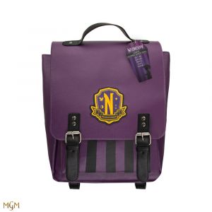 Wednesday Backpack Nevermore Academy Purple Cinereplicas