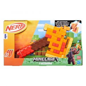 Minecraft Dungeons NERF Firebrand Dart-Blasting Axe Hasbro