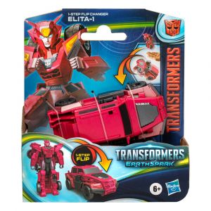 Transformers EarthSpark 1-Step Flip Changer Action Figure Elita-1 10 cm Hasbro