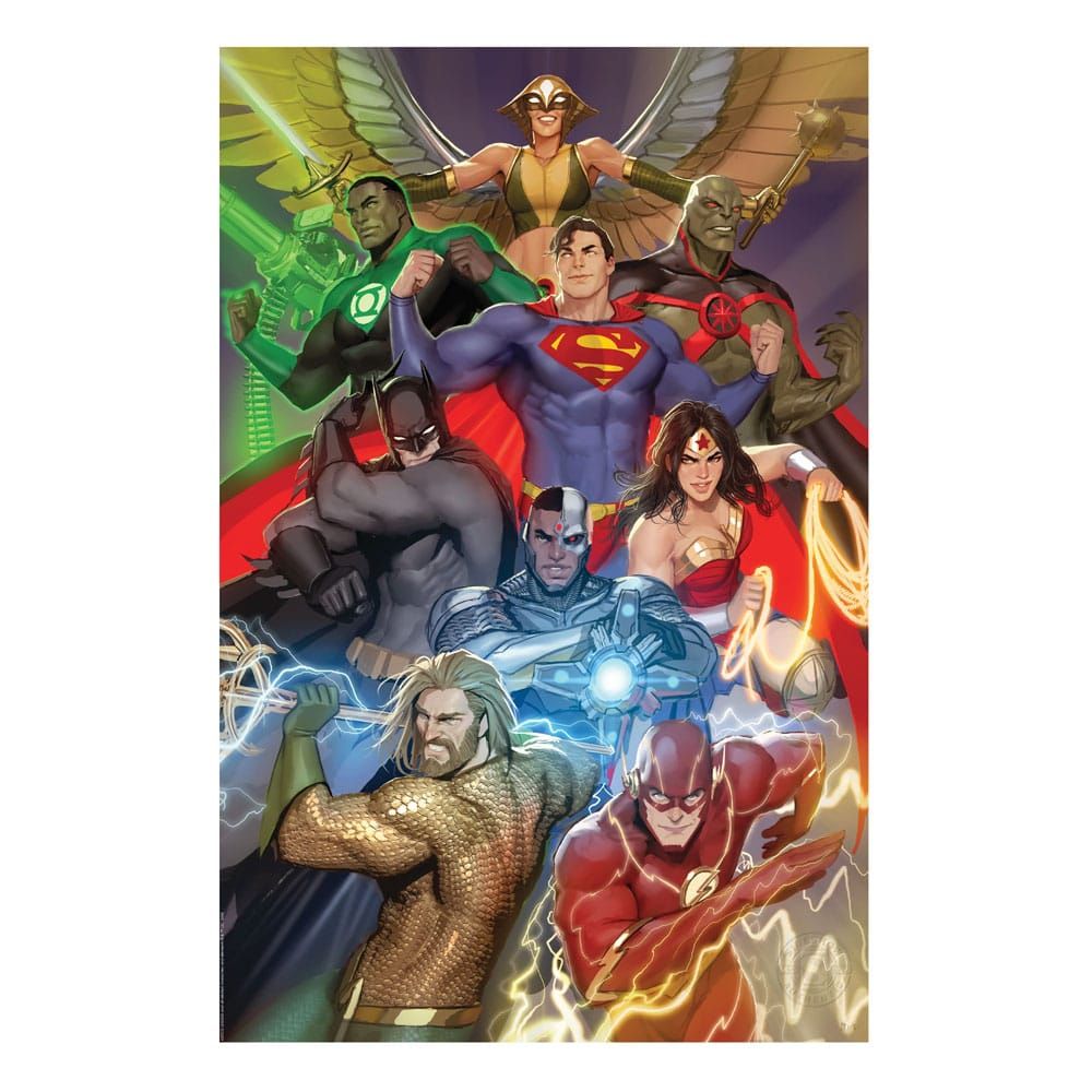 DC Comics Art Print The Justice League 41 x 61 cm - unframed Sideshow Collectibles