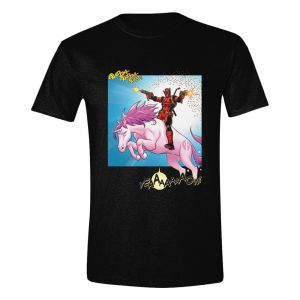 Deadpool T-Shirt Unicorn Battle Size L