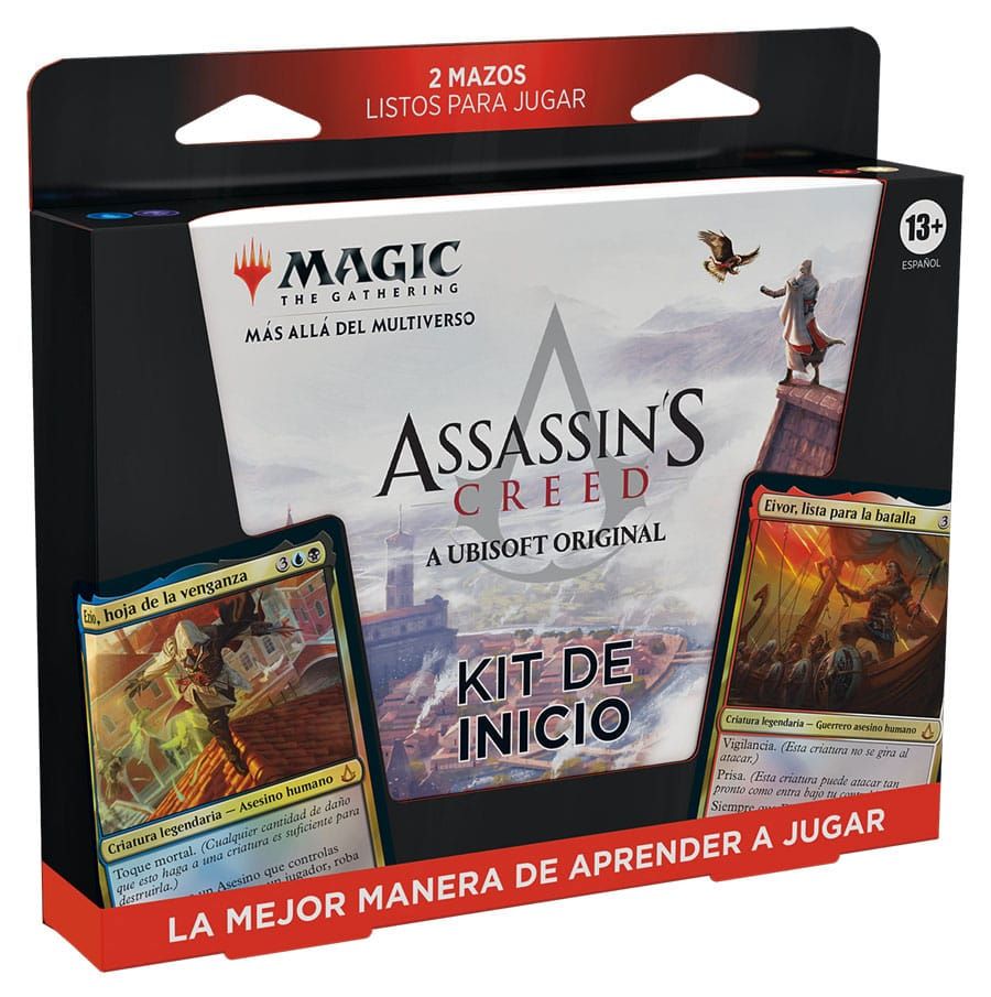 Magic the Gathering Más allá del Multiverso: Assassin's Creed Starter Kit 2024 Display (12) spanish Wizards of the Coast