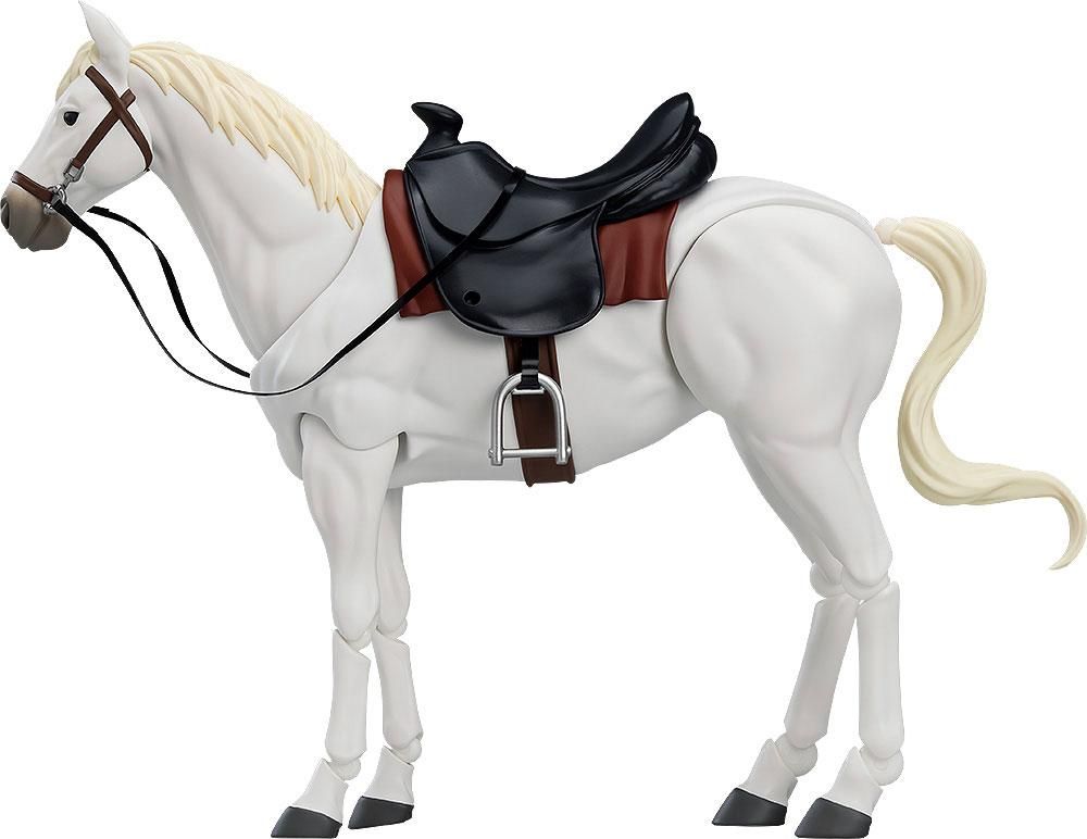 Original Character Figma Action Figure Horse ver. 2 (White) 19 cm Max Factory