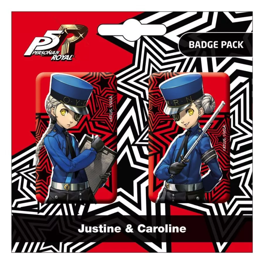 Persona 5 Royal Pin Badges 2-Pack Justine & Caroline POPbuddies