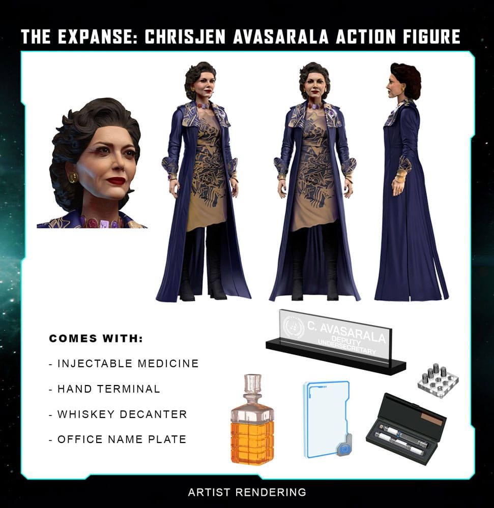 The Expanse Action Figure Chrisjen Avasarala 20 cm Nacelle Consumer Products