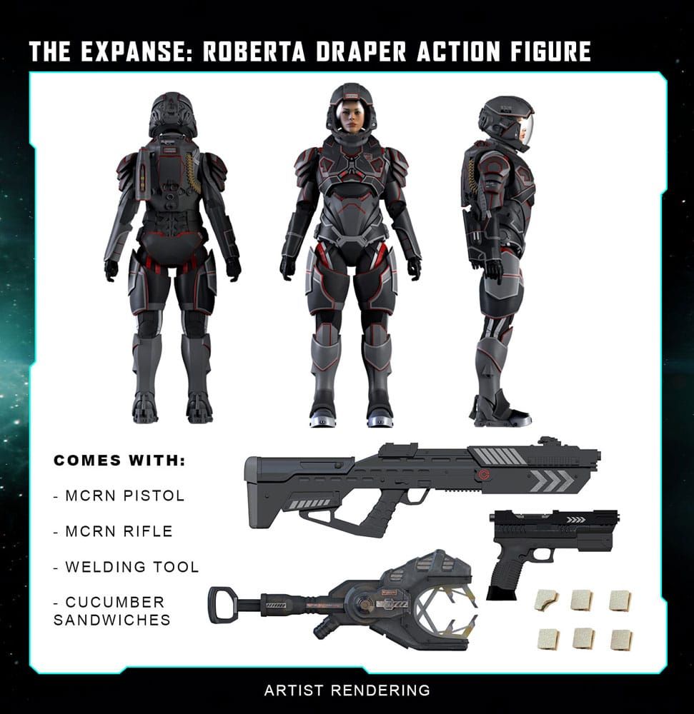 The Expanse Action Figure Roberta Draper 20 cm Nacelle Consumer Products