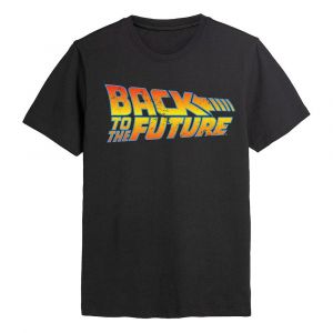 Back To The Future T-Shirt Logo Size L