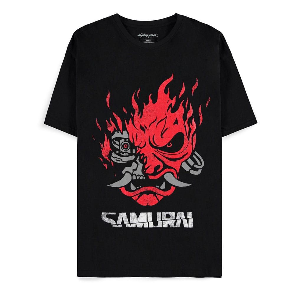 Cyberpunk 2077 T-Shirt Samurai Bandmerch Size L Difuzed