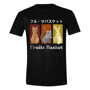 Fruits Baksket T-Shirt Cat Rabbit Cat Size S