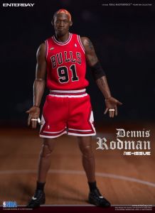 NBA Collection Real Masterpiece Actionfigur 1/6 Dennis Rodman Limited Retro Editon 33 cm Enterbay