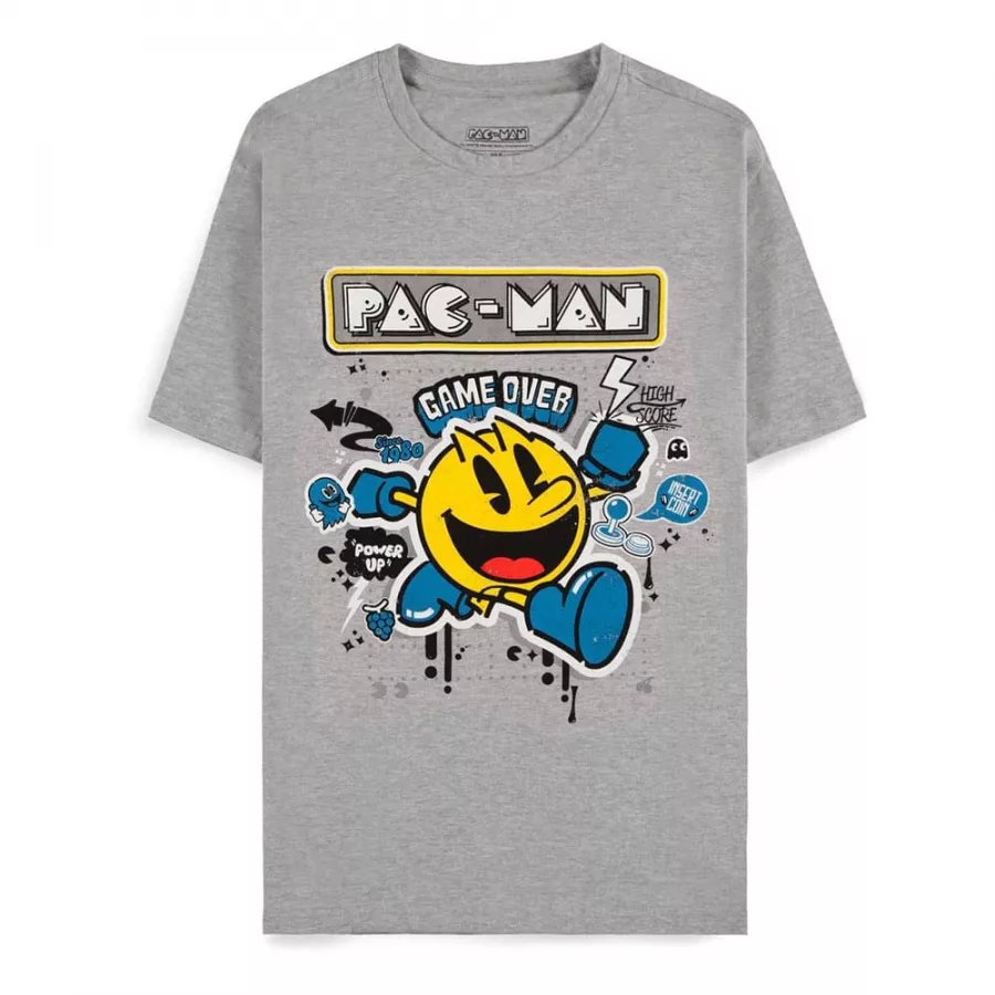 Pac-Man T-Shirt Stencil Art Size L Difuzed