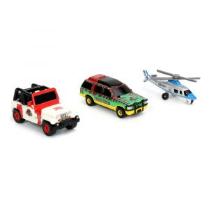 Jurassic World Nano Hollywood Cars Diecast Mini Cars 4-Pack Jada Toys
